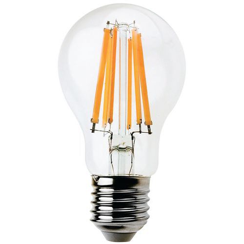 Ampoule à filament LED standard A60 12W culot E27 - VELAMP