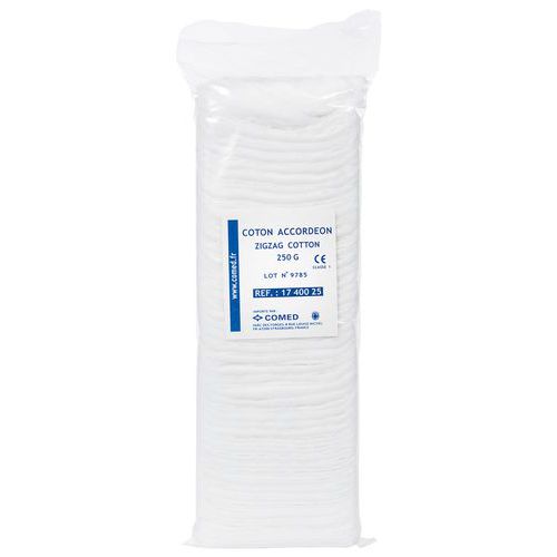Coton hydrophile en accordéon 250g