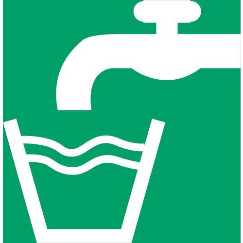 Panneau pictogramme eau potable
