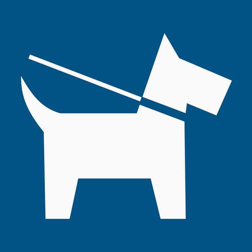 Panneau d'information - Chiens en laisse - Djois Made By Tarifold