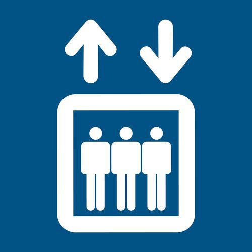 Panneau d'information - Ascenseur