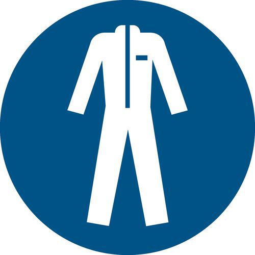 Panneau pictogramme vêtements de protection obligatoires