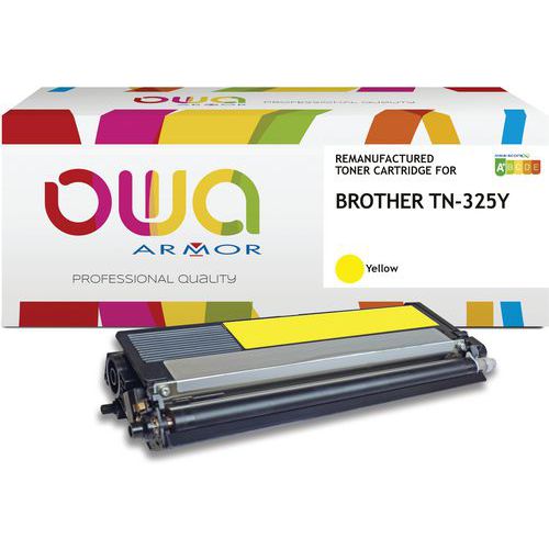 Toner remanufacturé BROTHER TN-325Y - OWA