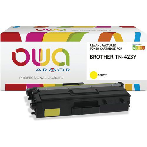 Toner remanufacturé BROTHER TN-423Y - OWA