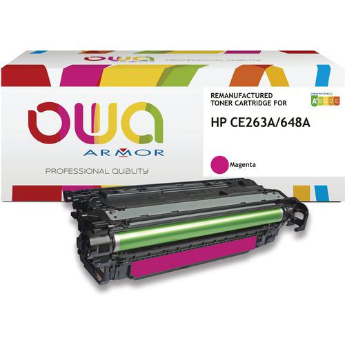 Toner remanufacturé HP CE263A - OWA Toner remanufacturé HP CE263A - OWA