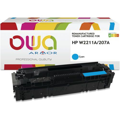 Toner remanufacturé HP W2211A - OWA Toner remanufacturé HP W2211A - OWA