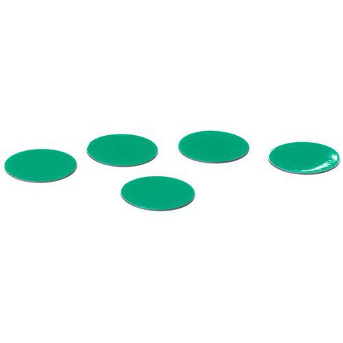 Jeu de 5 symboles de cercle vert - Smit Visual