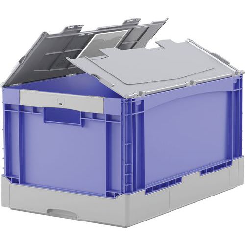 La BITOBOX pliable EQ - à poignée ouverte à fond lisse - Bito