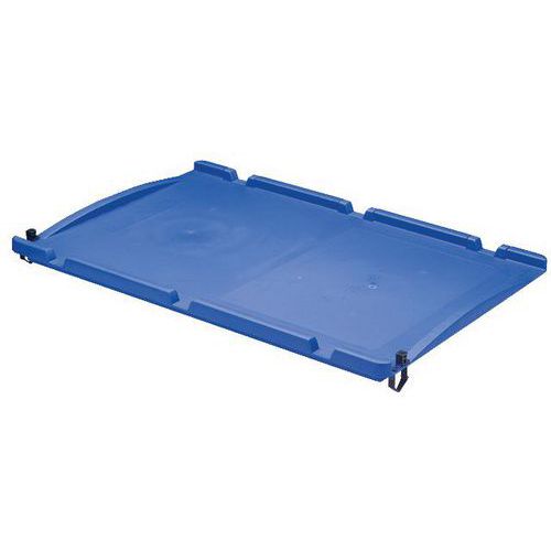 Couvercle pour bac gerbable avec clips série XL - Bito