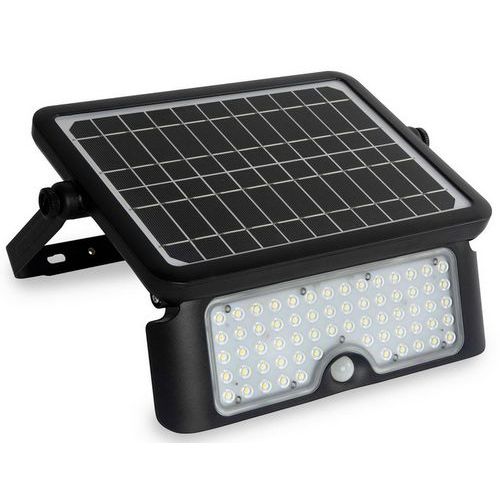 Projecteur LED solaire HAWK avec détecteur de mouvement - Velamp Projecteur LED solaire HAWK avec détecteur de mouvement - Velamp