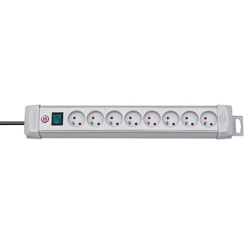 Multiprise Premium-Plus 8 prises avec interrupteur 3m - Brennenstuhl