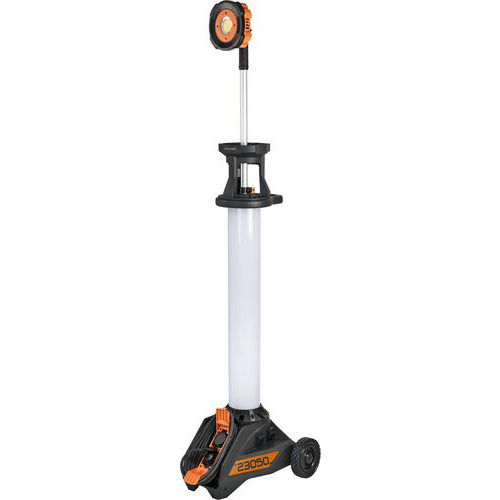Projecteur de chantier LED avec mât d'éclairage 360° - brennenstuhl Projecteur de chantier LED avec mât d'éclairage 360° - brennenstuhl