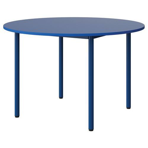 Table Malibu Ø 120cm - stratifié chant ABS - Manutan Expert