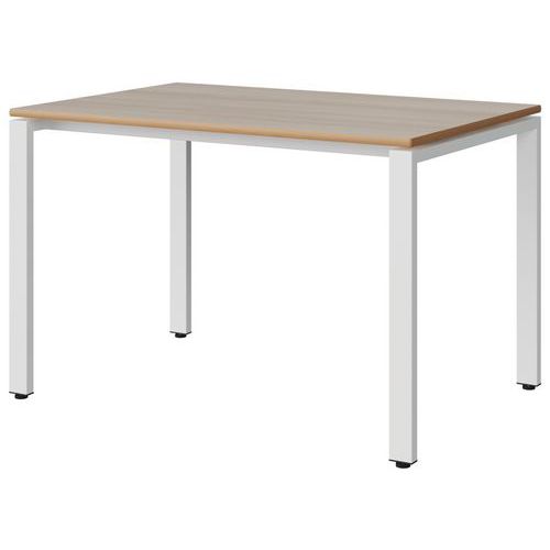 Table Malibu 120x80 cm pieds soudés - stratifié chant alaisé - Manutan Expert