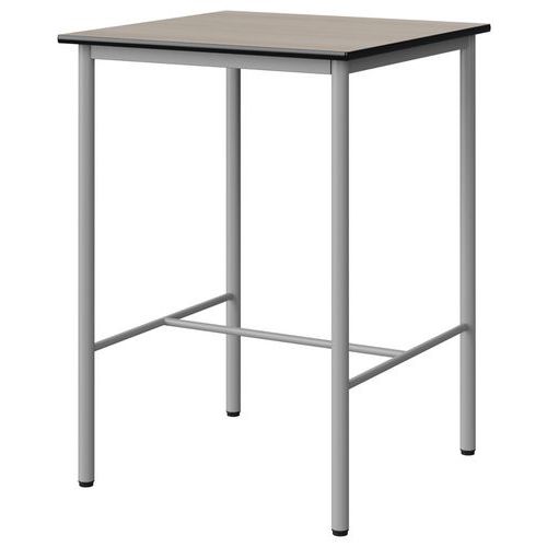 Mange-debout Malibu 80x80cm - stratifié chant surmoulé - Manutan Expert