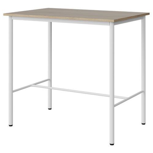 Mange-debout Malibu 120 x 80 cm - stratifié chant ABS - Manutan Expert