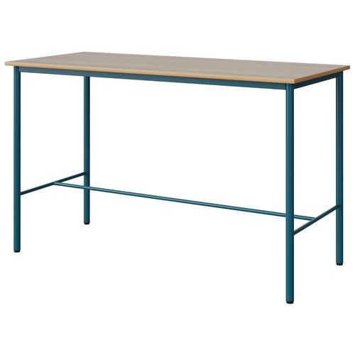 Mange-debout Malibu 180x80 cm - stratifié chant alaisé - Manutan Expert