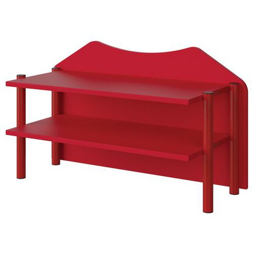 Surmeuble de buffet Malibu 2 portes fond bois - Manutan Expert