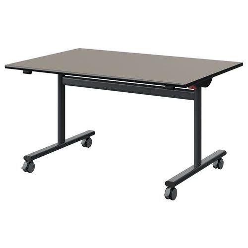Table Malibu rabattable 120x80 cm - strat antibruit surmoulé - Manutan Expert