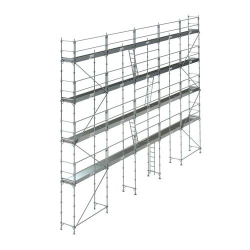 Échafaudage aluminium R200 Record - Garde-corps monobloc - Tubesca Comabi