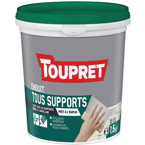 Enduit Tous Supports Int.Ext Pate 1.5K - Toupret