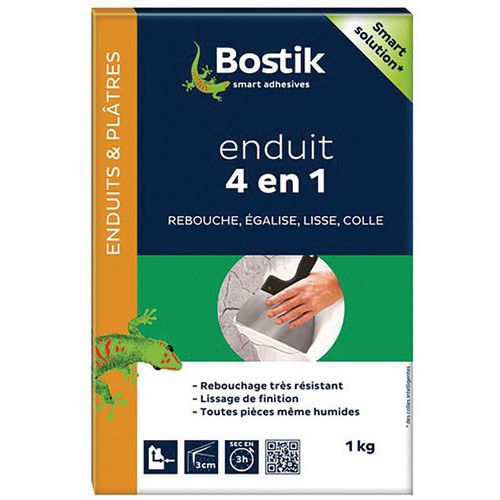 Enduit 4En1 M.Usages Poudre 1Kg Bosti - Bostik Enduit 4En1 M.Usages Poudre 1Kg Bosti - Bostik