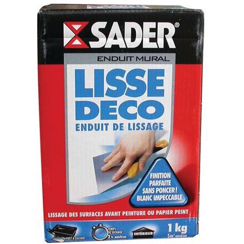 Enduit Lisse Deco Poudre  1Kg Sader - Sader