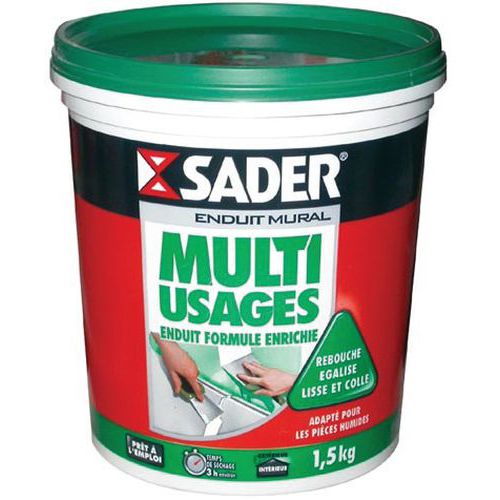 Enduit M.Usages Pate 1.5Kg  Sader - Sader