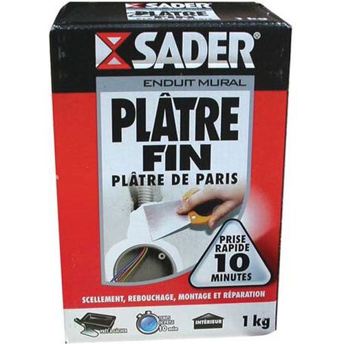 Platre Fin  1Kg Sader - Sader