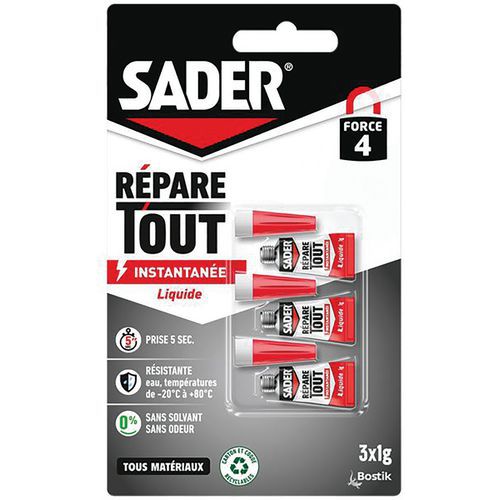 Fix Glue Liquide 3X1G - Sader