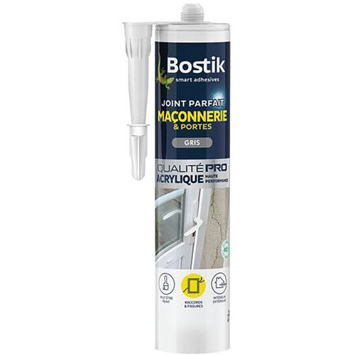 Joint Parfait Maconn.Huiss.Gris 280Ml - Bostik Joint Parfait Maconn.Huiss.Gris 280Ml - Bostik