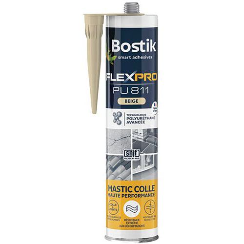 Mastic Colle Flexpro Pu811 Beige 300Ml - Bostik