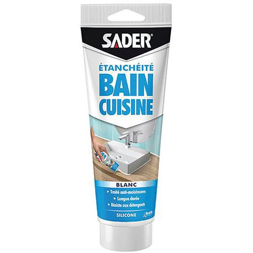 Sader Mastic Bain/Cuis.Sil.Bl.200Ml - Sader Sader Mastic Bain/Cuis.Sil.Bl.200Ml - Sader