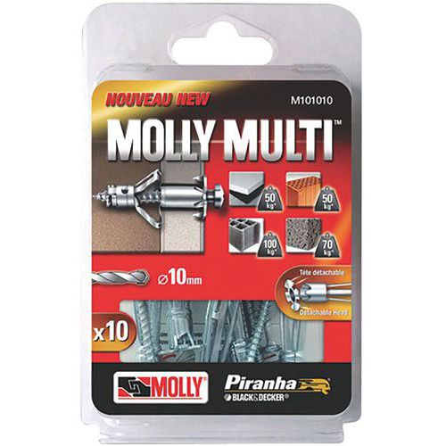 Cheville Molly Multi 5X60 Visbl10 - Molly Cheville Molly Multi 5X60 Visbl10 - Molly