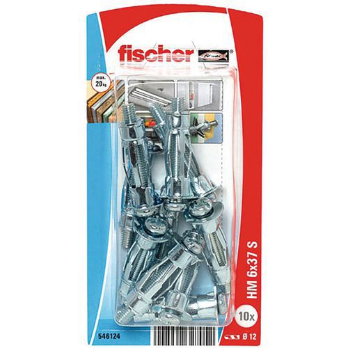 Cheville Corps Creux Hm 6X37S/10K Nv-1 - Fischer Fixation Cheville Corps Creux Hm 6X37S/10K Nv-1 - Fischer Fixation