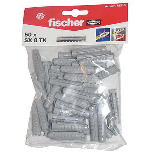 Cheville Sx 8Tk Sachet 50P. - Fischer Fixation Cheville Sx 8Tk Sachet 50P. - Fischer Fixation