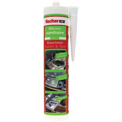 Mastic Sanitaire Dss Blanc 310Ml - Fischer Fixation Mastic Sanitaire Dss Blanc 310Ml - Fischer Fixation