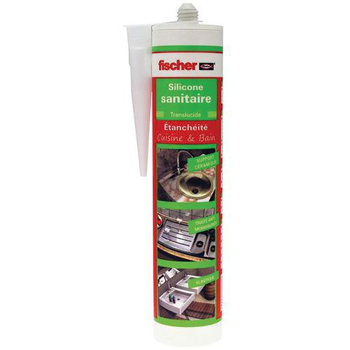 Mastic Sanitaire Dss Translucide 310Ml - Fischer Fixation Mastic Sanitaire Dss Translucide 310Ml - Fischer Fixation