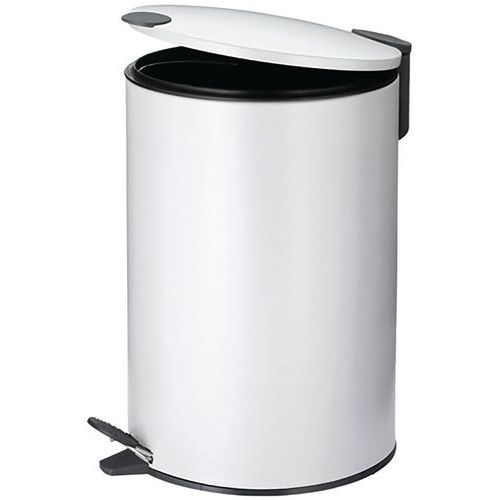 Poubelle Mats 12L Metal Blanc - Kela Poubelle Mats 12L Metal Blanc - Kela