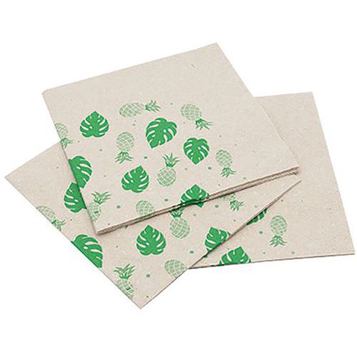 Serviette 30X30Cm 2Plis Recycle X50 - Week-End Serviette 30X30Cm 2Plis Recycle X50 - Week-End