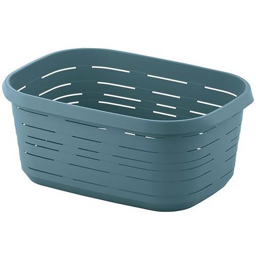 Panier A Linge 48L Signature Bleu Ciel - M-Home Panier A Linge 48L Signature Bleu Ciel - M-Home