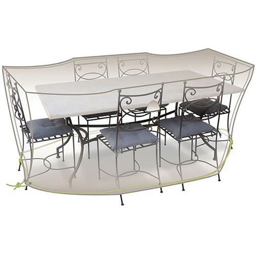 Housse Table Rect. Chaises 6-8Pers. - Jardiline
