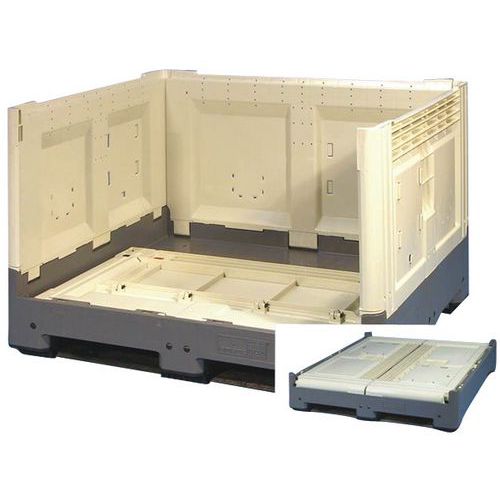Caisse-palette pliable gerbable Plibox - 565 & 720 L Caisse-palette pliable gerbable Plibox - 565 & 720 L