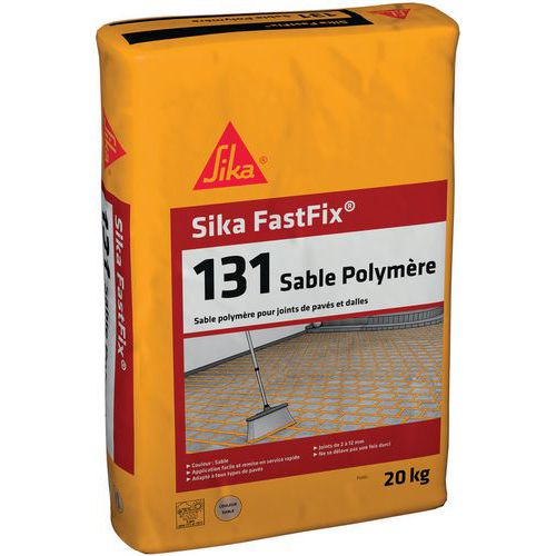Sable polymère pour joint de pavé et dalle FastFix 131 - Sika