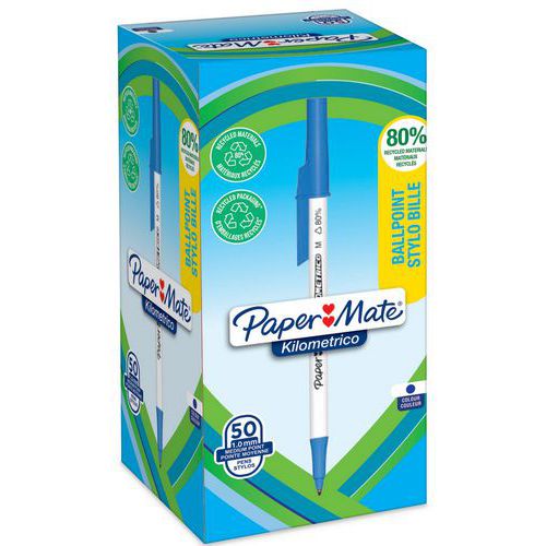 Stylos bille KILOMETRICO™ capuchonné - Paper Mate® Stylos bille KILOMETRICO™ capuchonné - Paper Mate®
