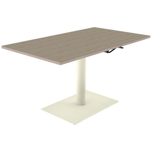 Table Mano rectangulaire hauteur réglable plateau stratifié alaisé Mobidecor