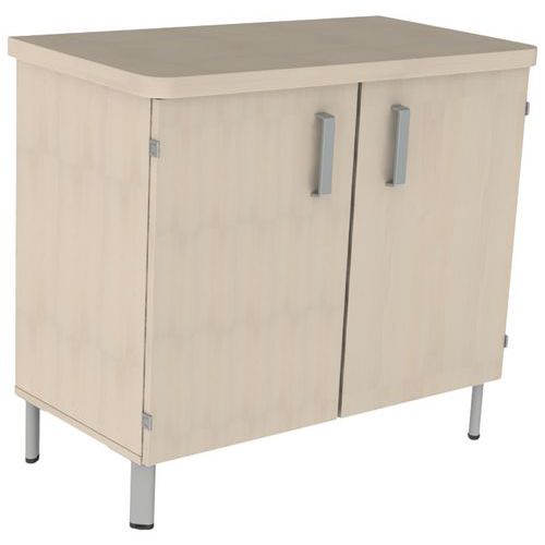 Buffet Danaé Signature 2 portes structure mélaminé plateau stratifié Mobidecor