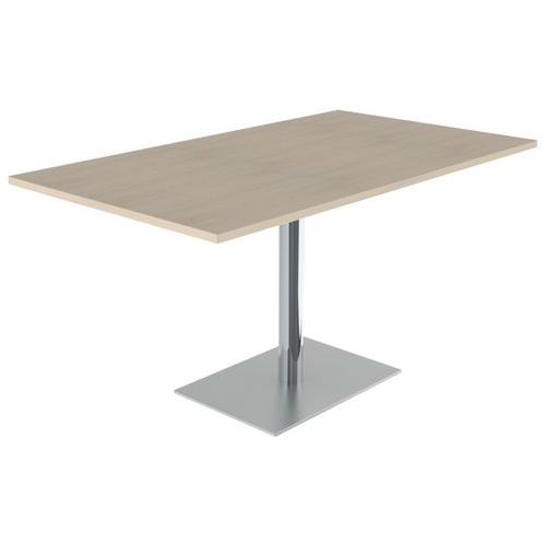 Table Menorca 80 x 80 cm T6 plateau ép. 24 mm stratifié ABS