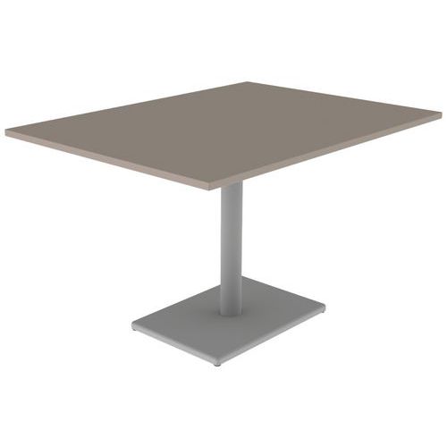 Table Menorca T6 rectangulaire prof 90 cm plateau ép. 24 mm strat. ABS