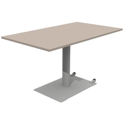 Table Mano mobile T6 rectangulaire plateau stratifié ABS